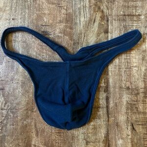 Charlie by MZ Magnum Boomerang Thong in Deep Navy